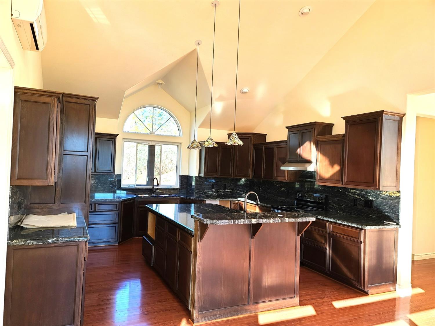 2805 Mason Road Rail Road Flat, CA 95248 - Photo 18 of 75 a kitchen with stainless steel appliances granite countertop a stove a sink and a microwave