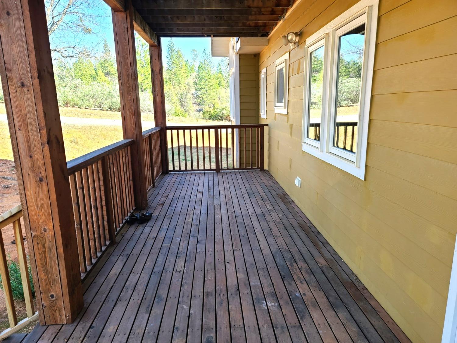 2805 Mason Road Rail Road Flat, CA 95248 - Photo 36 of 75 a view of deck with wooden floor and fence