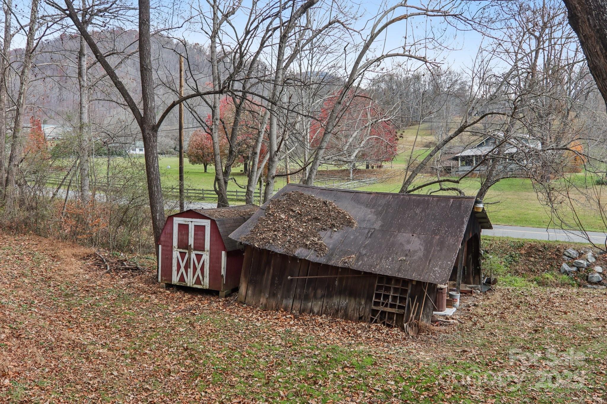 301 Parris Branch Road Sylva, NC 28779 - Photo 21 of 30 a view of a house with backyard and a tree