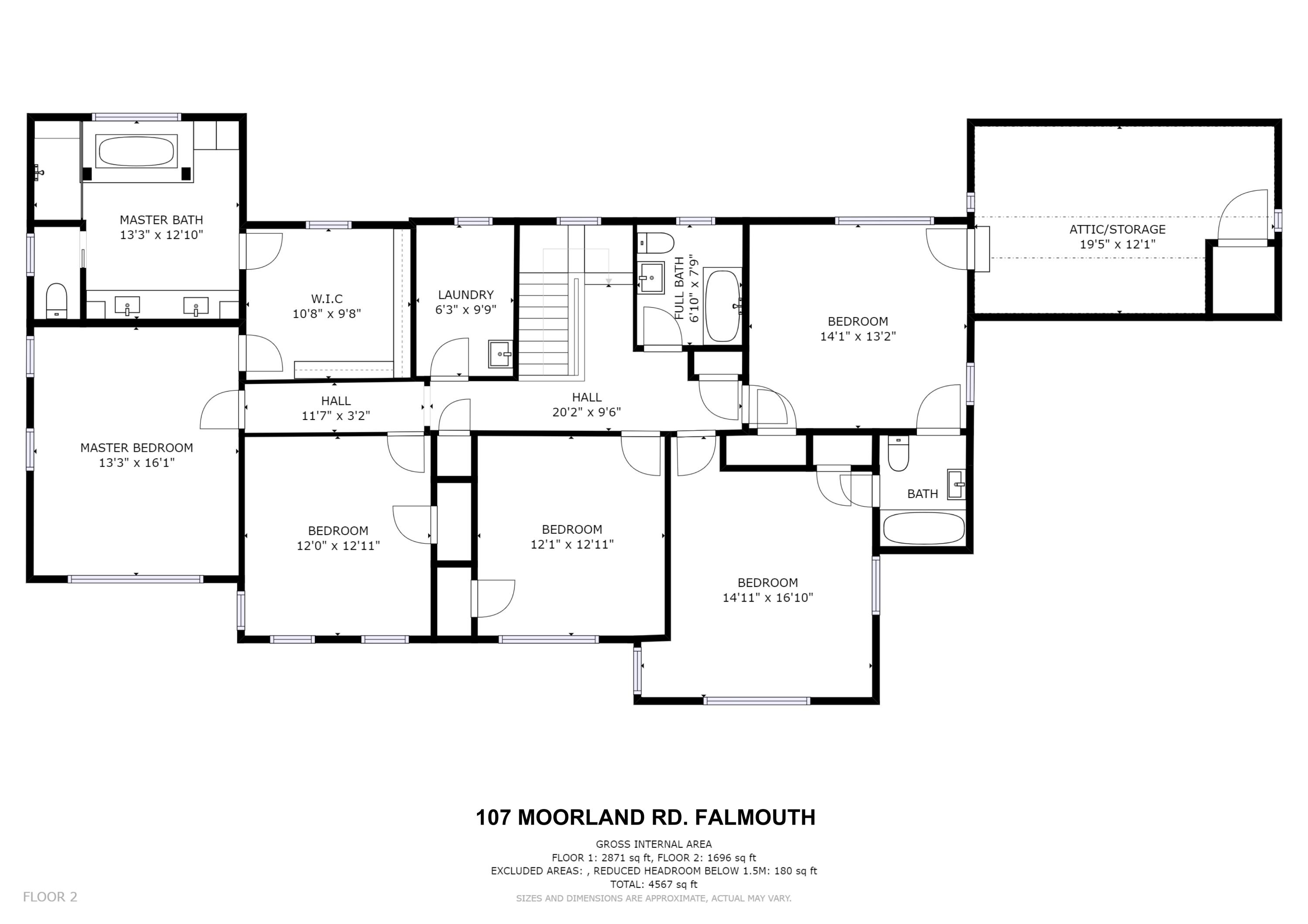 107 Moorland Road Falmouth, MA 02540 - Photo 77 of 77 Second Floor