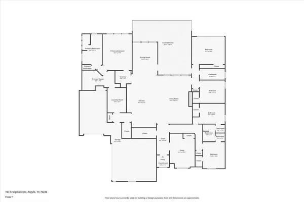 $1,135,000 | 104 Craigmore Drive, Argyle, TX 76226
