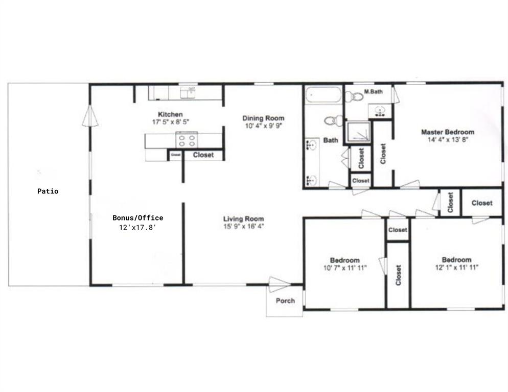 619 9th Street Terrell, TX 75160 - Photo 24 of 24 a picture of a black and white wall