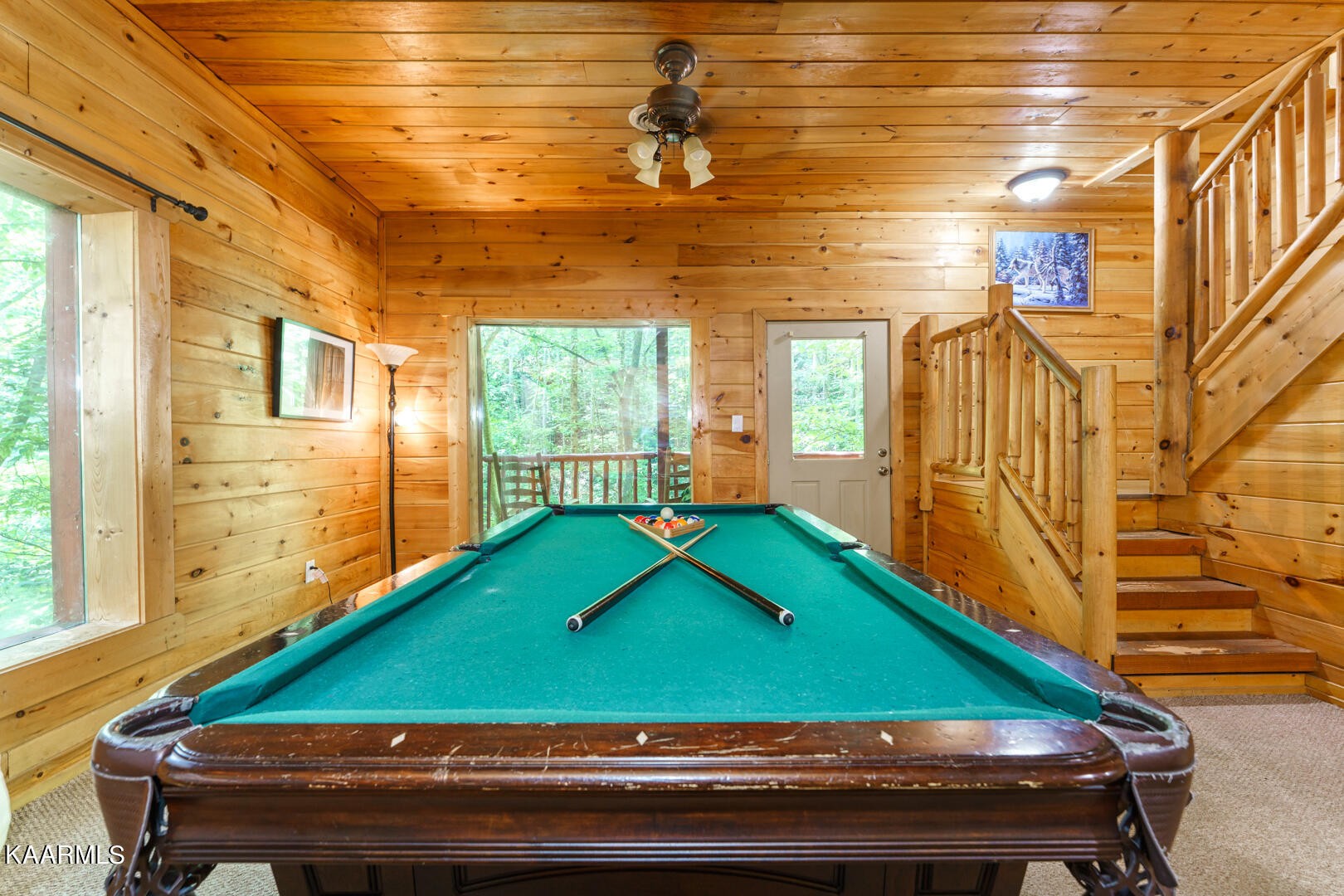 219 Edens Way Sevierville, TN 37876 - Photo 18 of 29 a room with pool table and windows