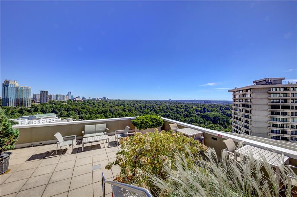 2626 Peachtree Road Northwest, Unit 412 Atlanta, GA 30305 - Photo 5 of 38 a view of balcony with city view