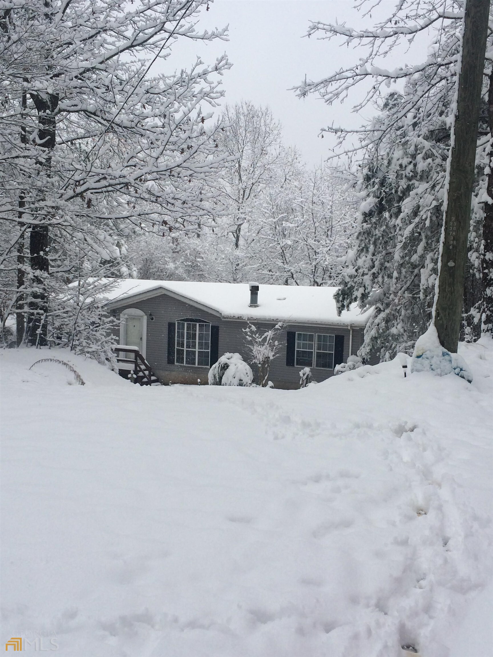 568 Jester Ct N East Ranger, GA 30734 - Photo 1 of 1 a view of a house with a yard and covered with snow