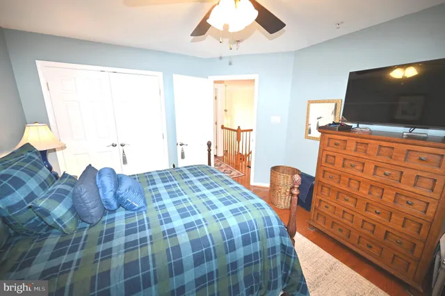 a backyard of a house with lots of trees