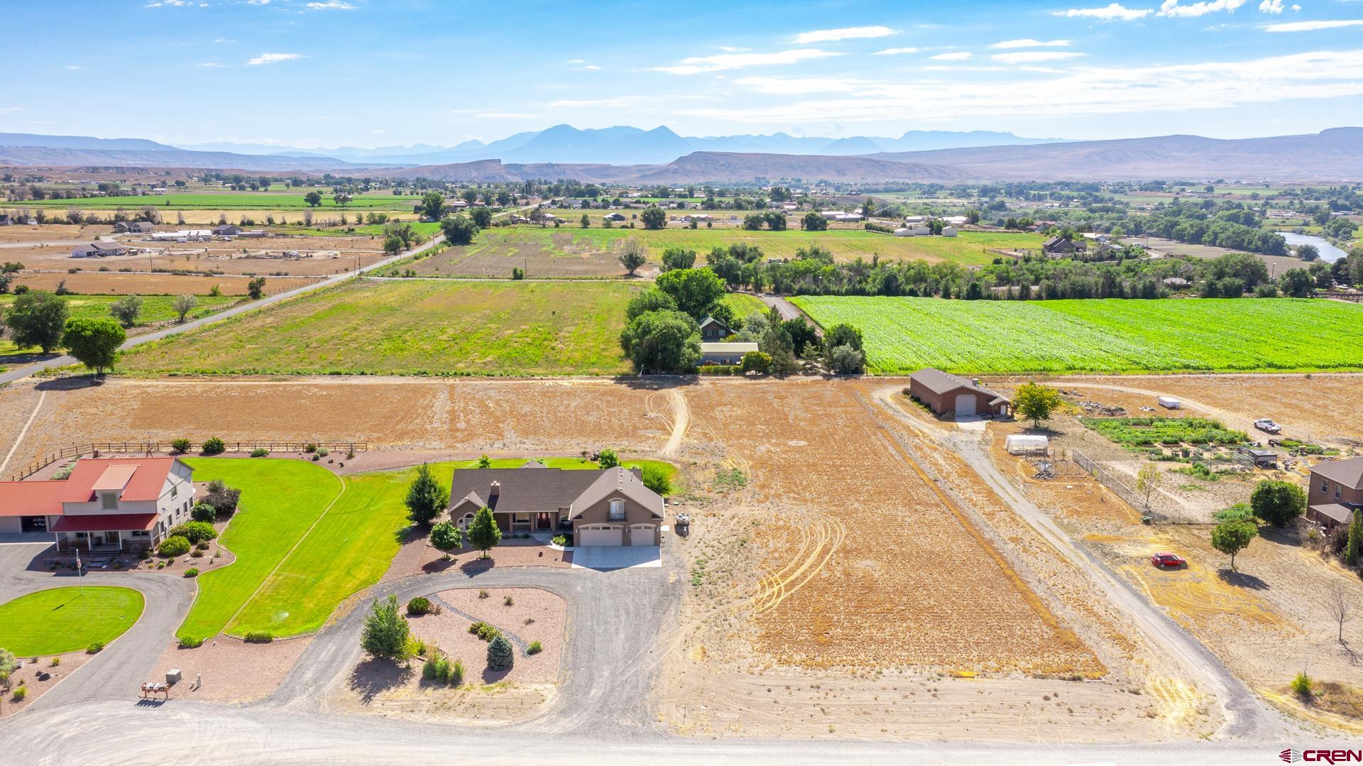 8460 1950th Road Austin, CO 81410 - Photo 29 of 35 an aerial view of a house with a garden