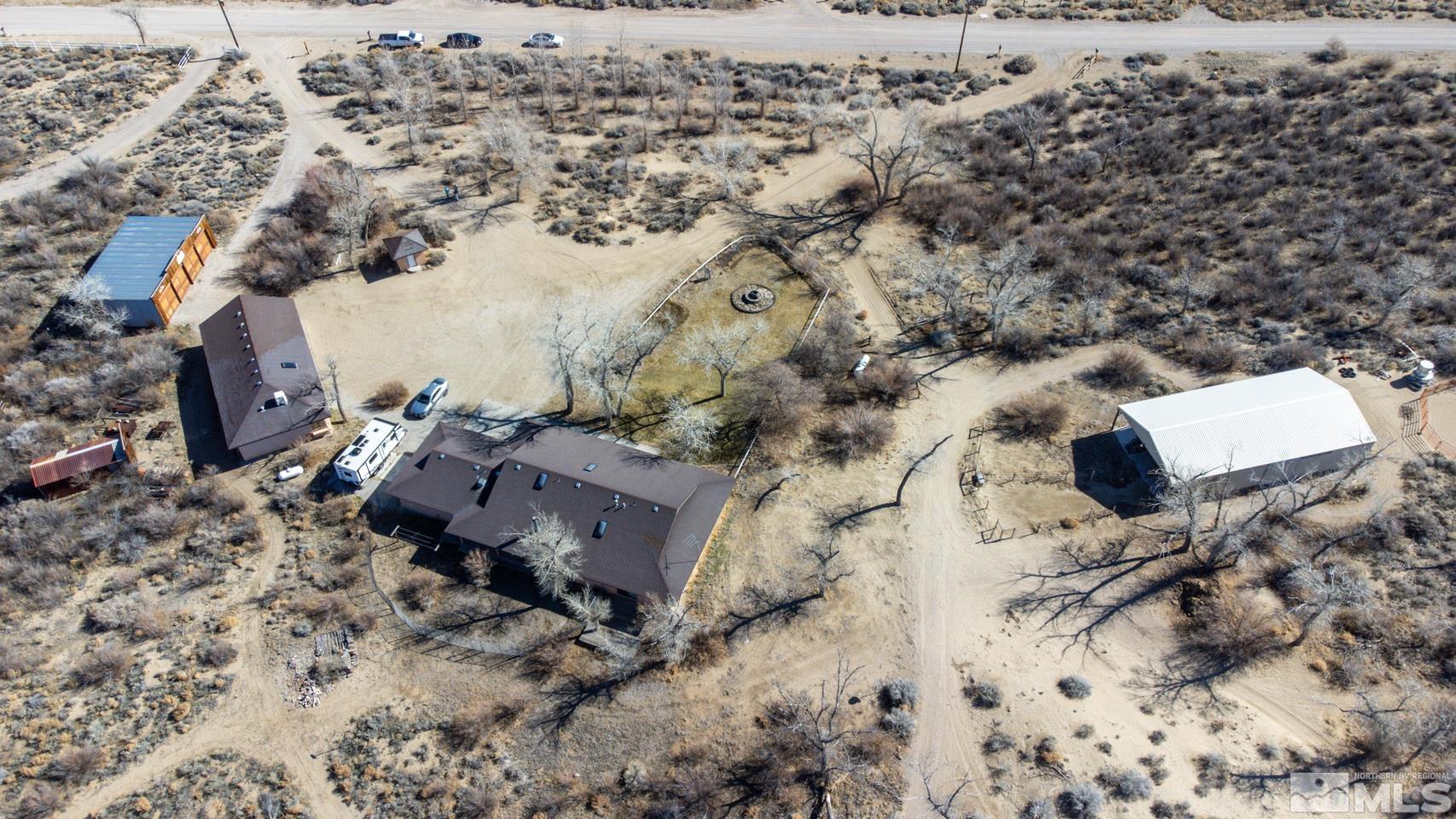 3812 Boyer Road Fallon, NV 89406 - Photo 40 of 40 an aerial view of residential house with outdoor space