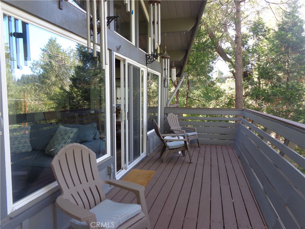24273-24273 Horst Drive Crestline, CA 92325 - Photo 32 of 34 a view of balcony with furniture
