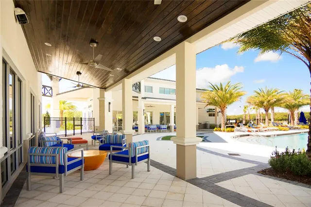 a view of a building with a street