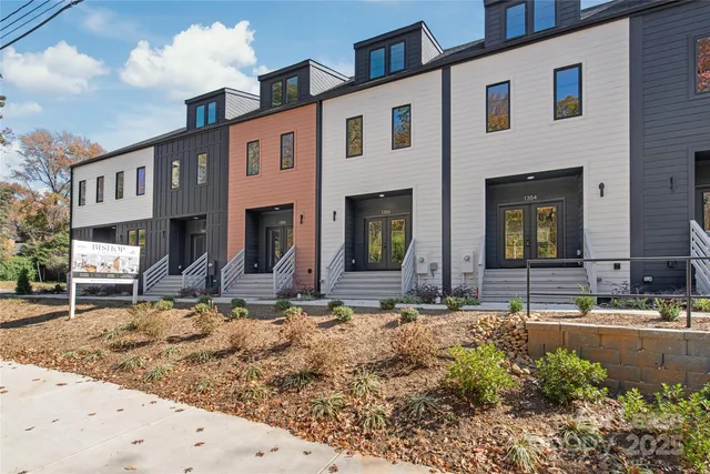 a view of a building with street view