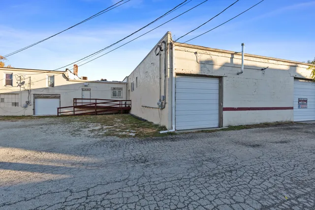 a backyard of a house