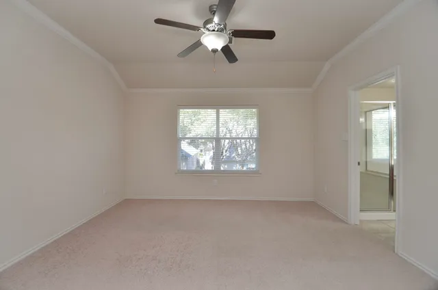 a view of a backyard with a garden