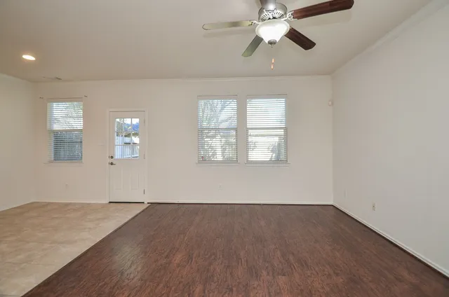 a view of an empty room