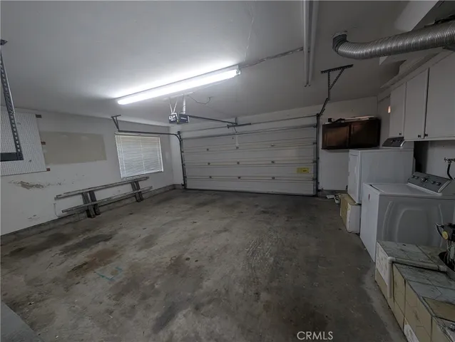a view of a garage room