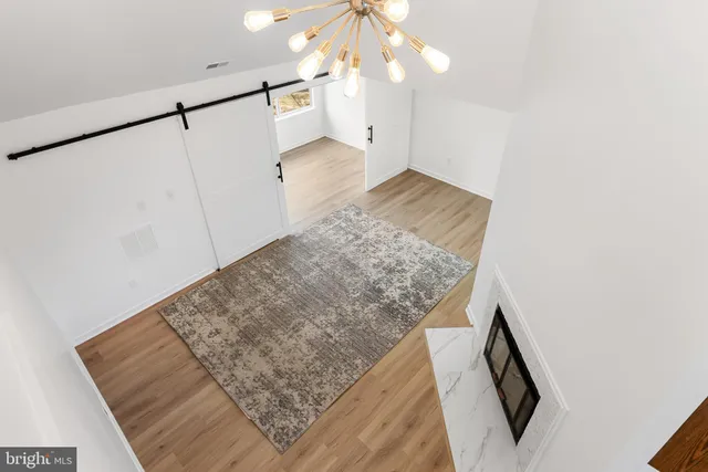 wooden floor in an empty room