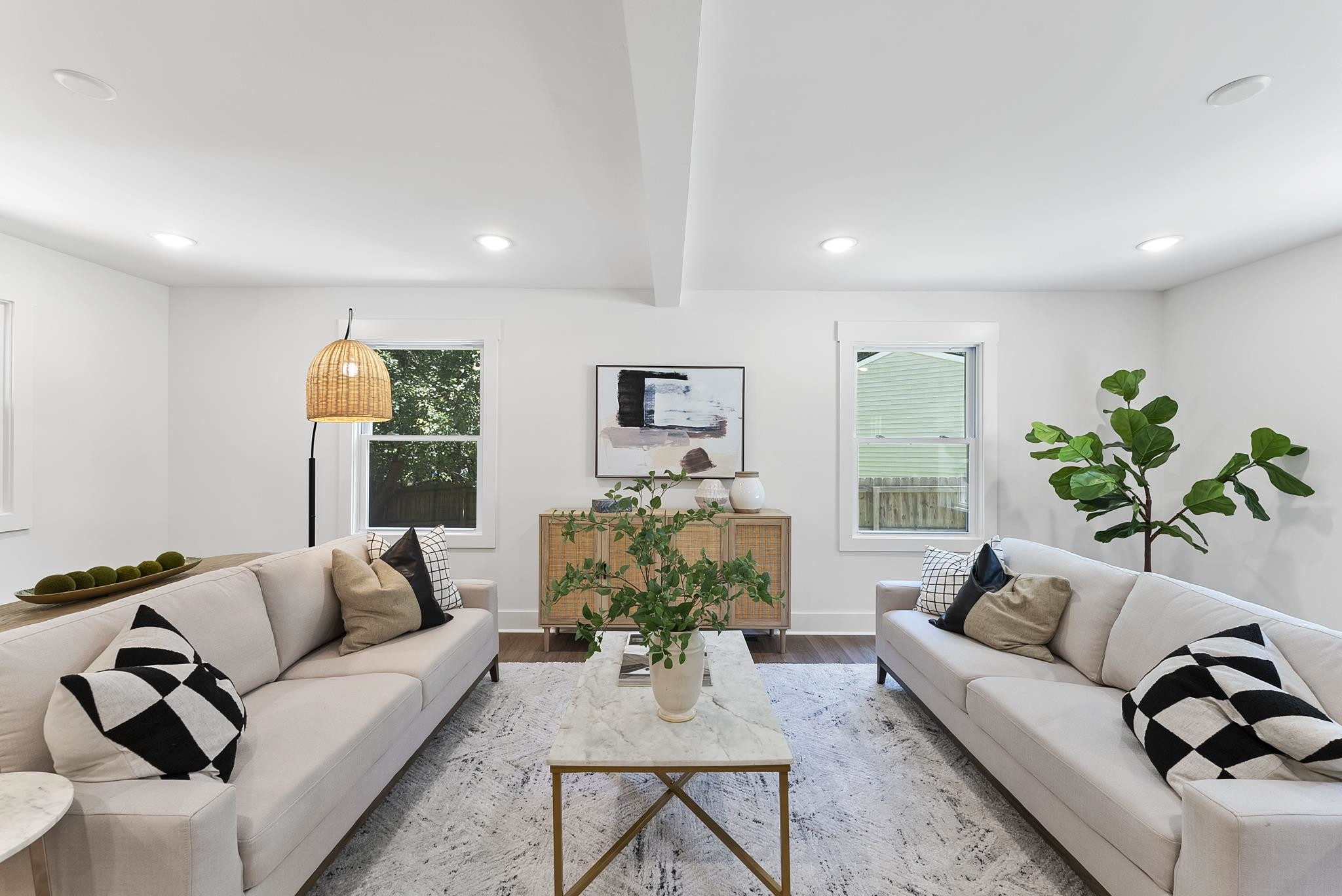 7604 Filgate Court Raleigh, NC 27615 - Photo 5 of 34 a living room with furniture potted plant and a window
