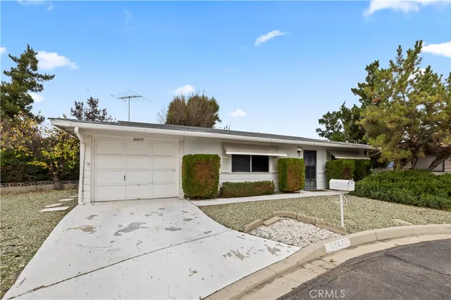 a view of a house with a patio