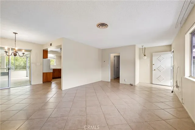a view of a livingroom with a staircase