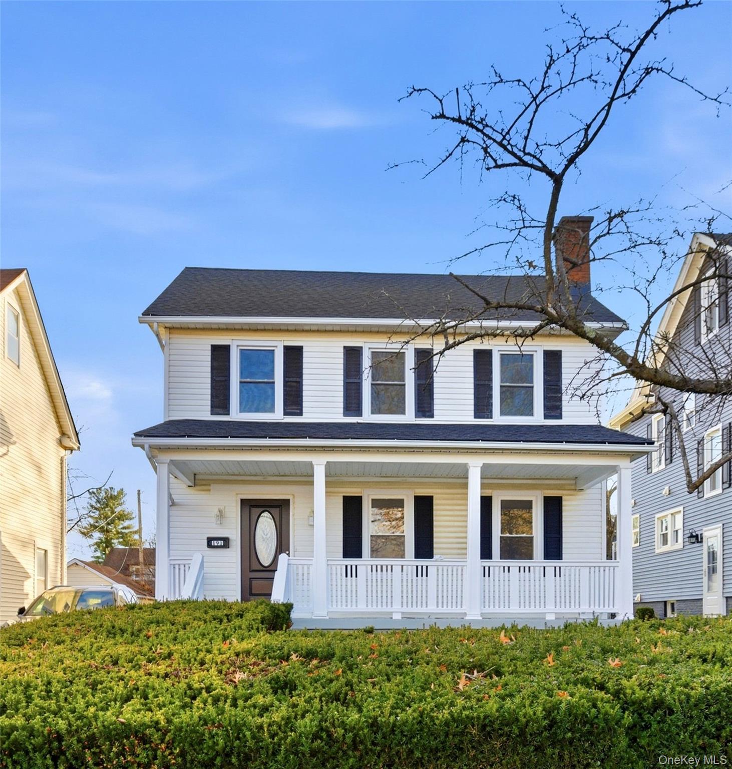 a brick building with a large windows