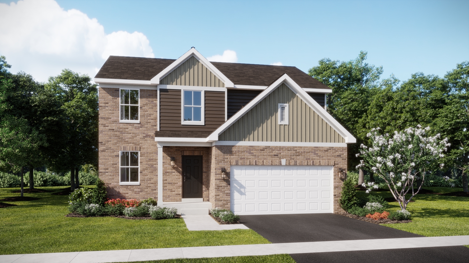 152 Woodbridge Lane Beecher, IL 60401 - Photo 1 of 24 a front view of a house with a yard