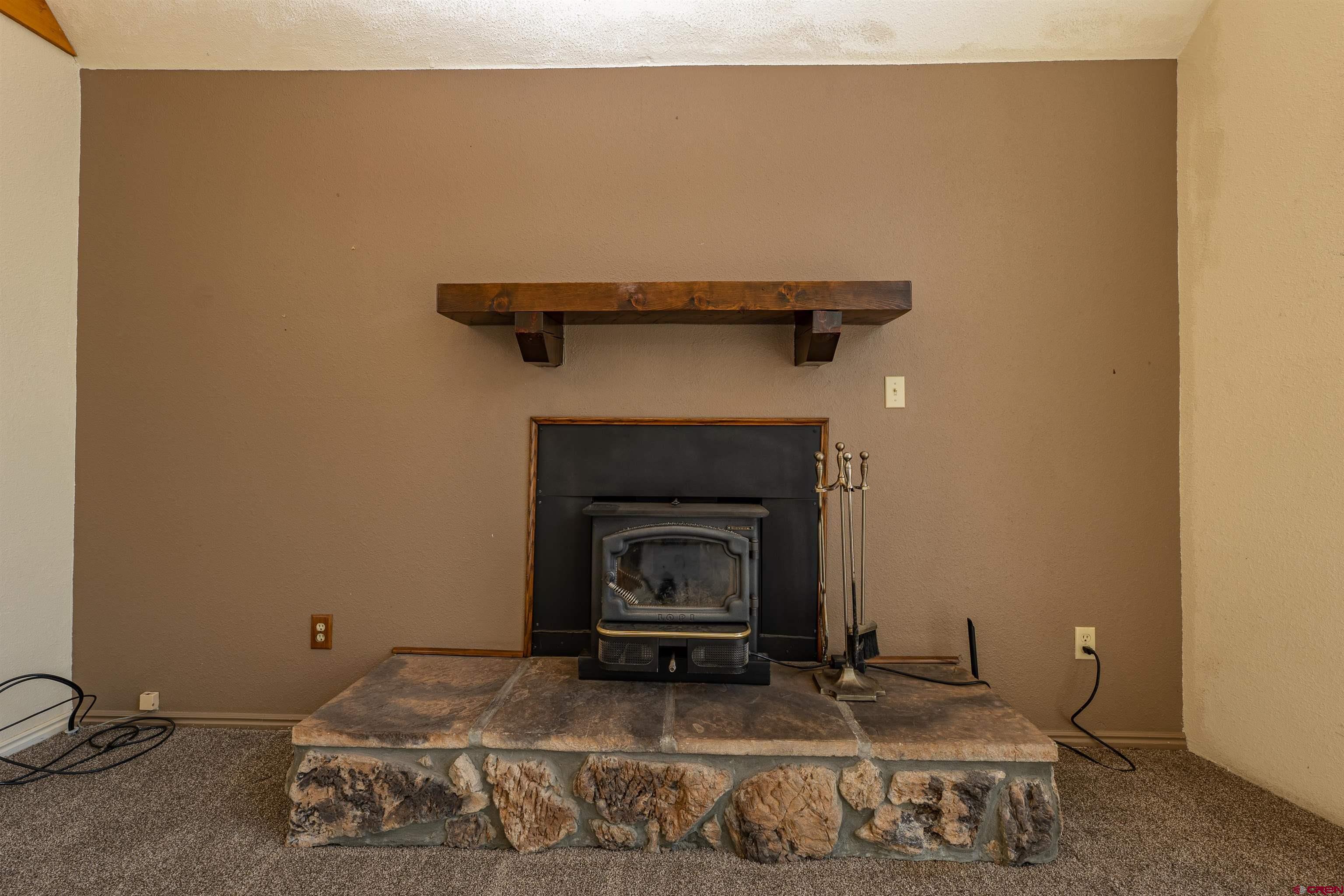 177 Spur Lane Durango, CO 81301 - Photo 8 of 34 a living room with a fireplace