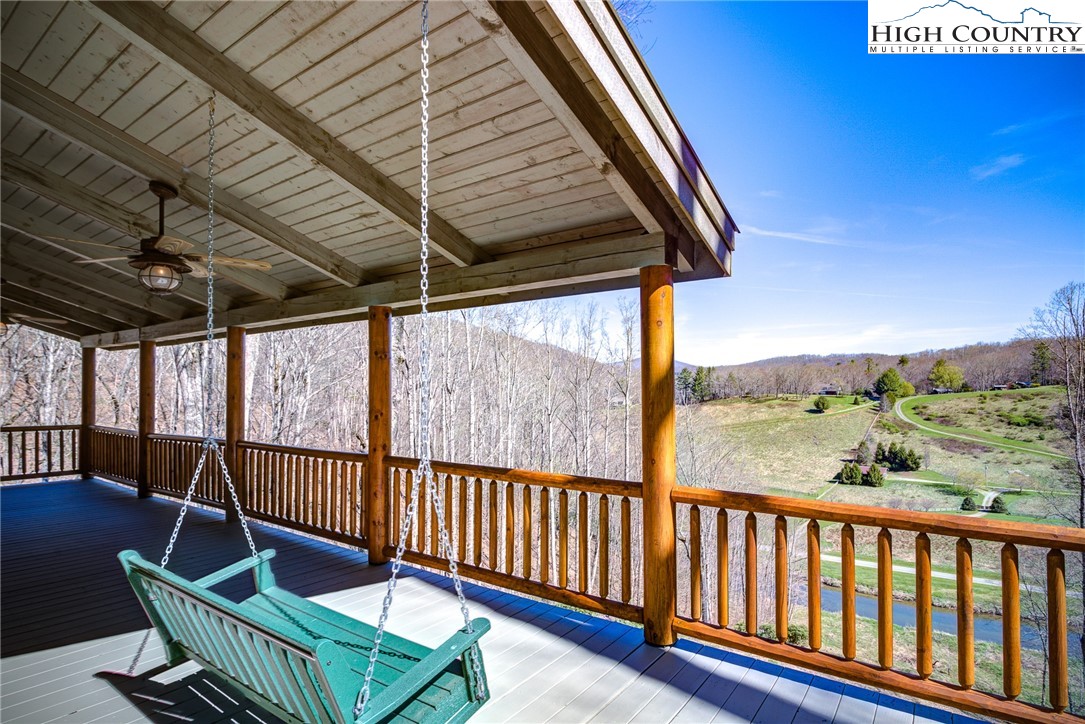 337 Rivers Crest Road Boone, NC 28607 - Photo 2 of 45 a view of a chairs in balcony