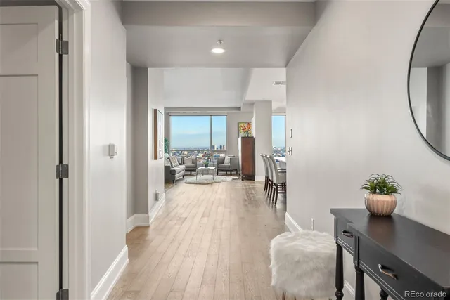 a very nice looking room with a large window