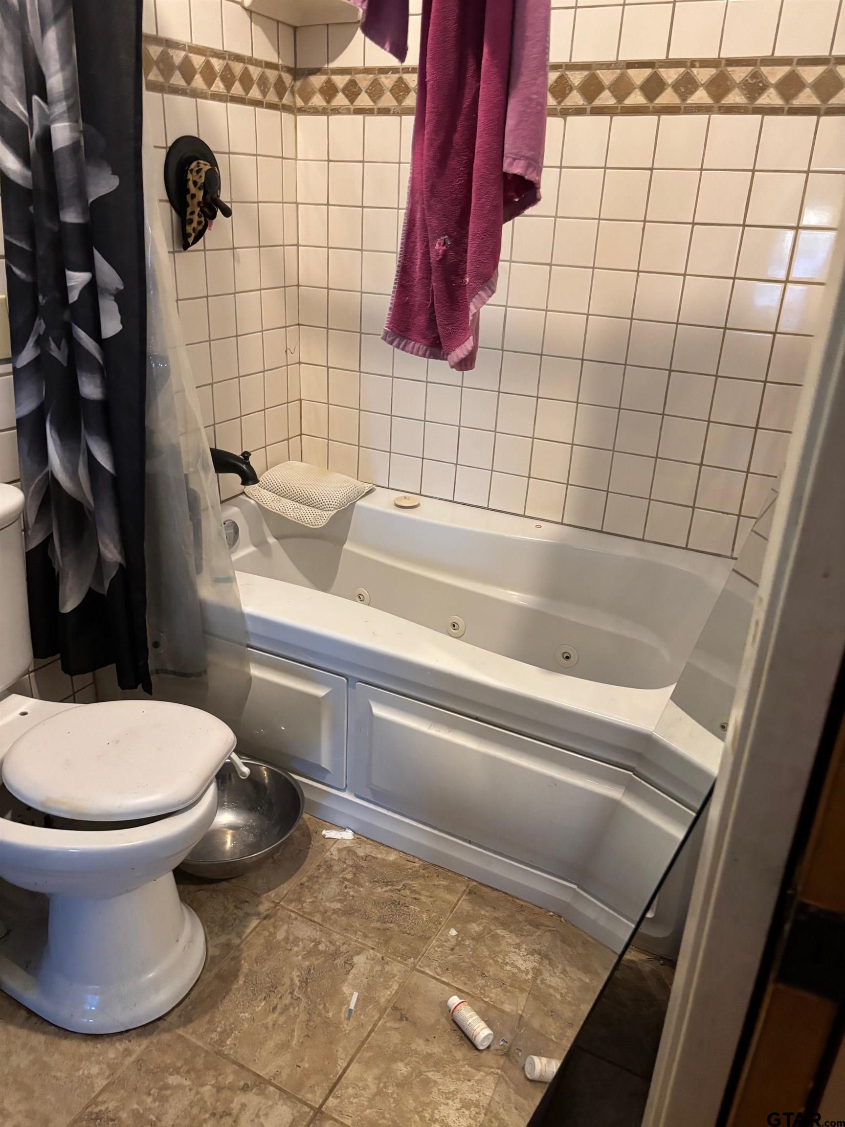 10748 Highway 84 Rusk, TX 75785 - Photo 10 of 15 a bathroom with a toilet and a shower