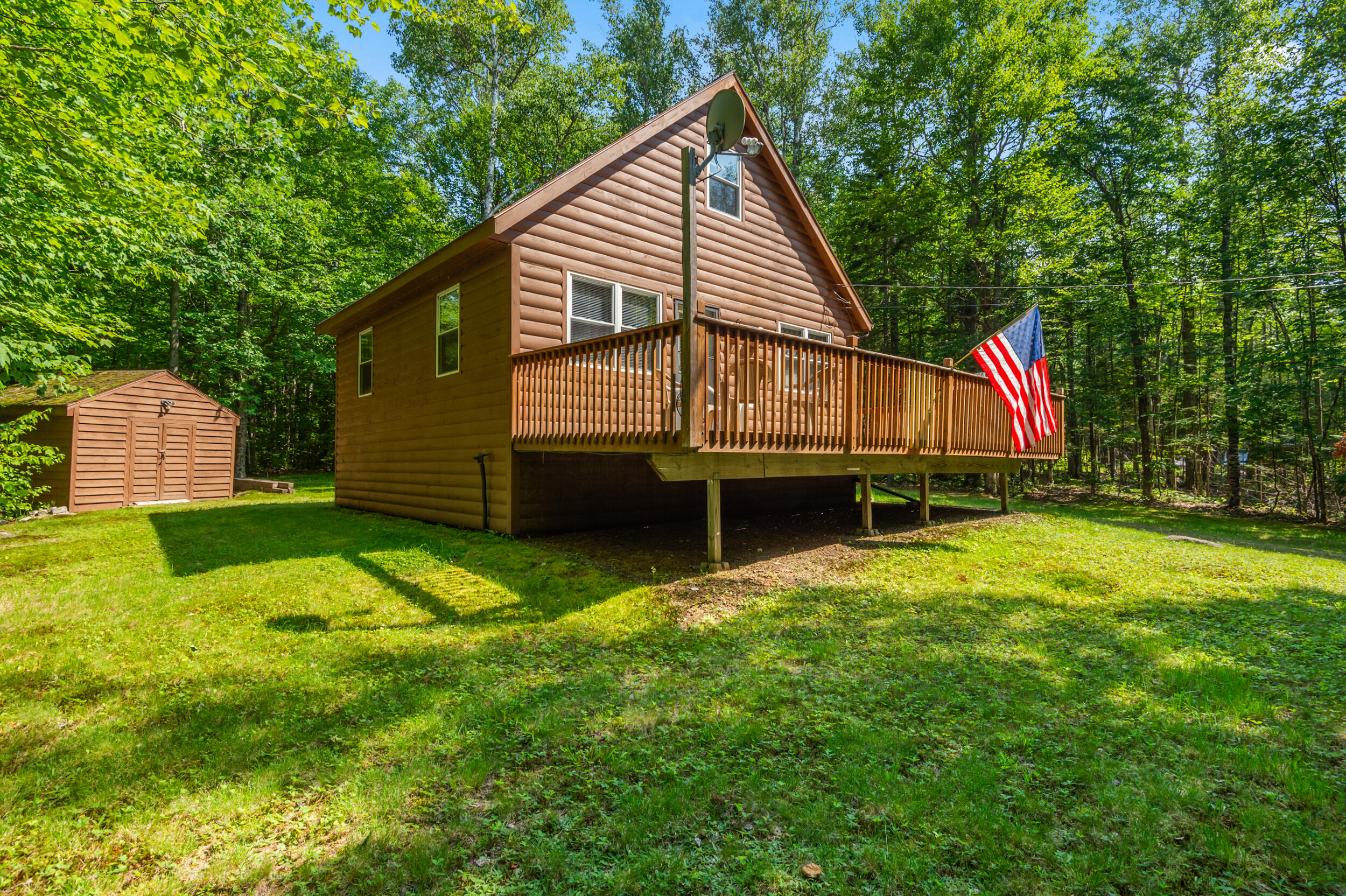 25 Partridge Ridge Road Oquossoc, ME 04964 - Photo 6 of 35 Log Sided