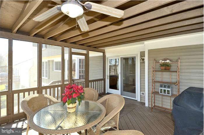 12124 Triple Crown Road North Potomac, MD 20878 - Photo 16 of 28 Screened in Porch From Family room