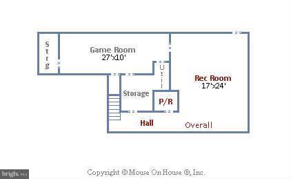 12124 Triple Crown Road North Potomac, MD 20878 - Photo 28 of 28 Floor Plan Lower Level