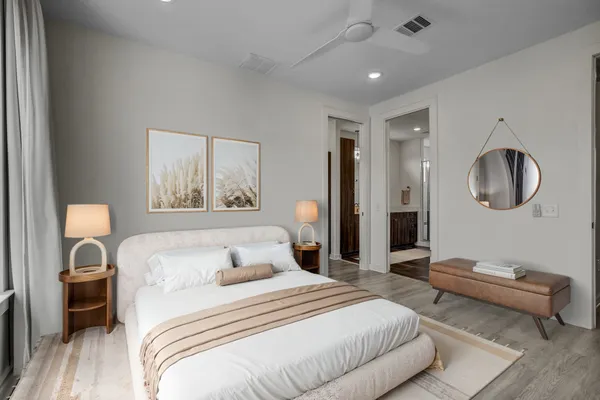 a view of a walk in closet