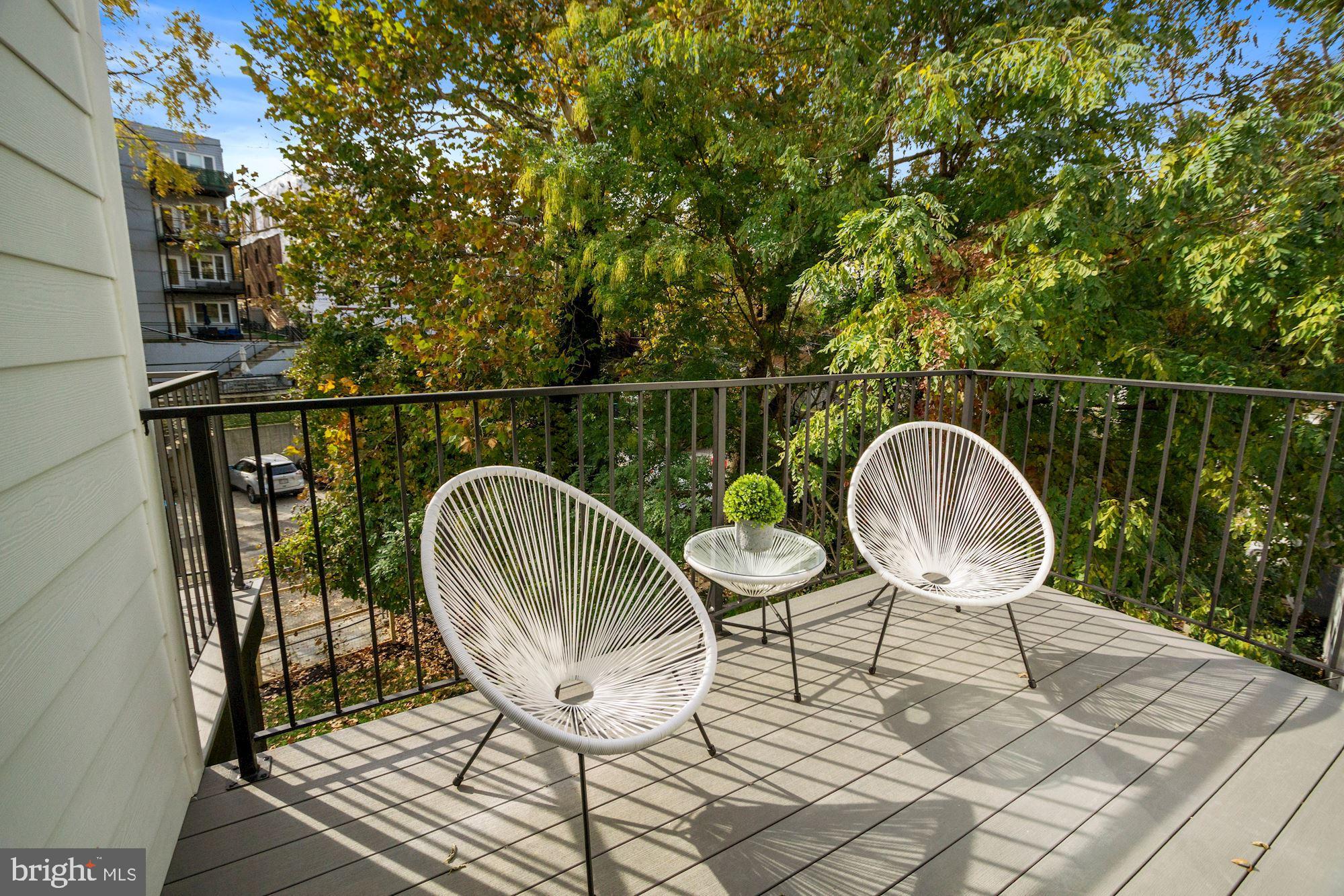 2642 39th Street Northwest, Unit 5 Washington, DC 20007 - Photo 15 of 26 Balcony off Main Bedroom