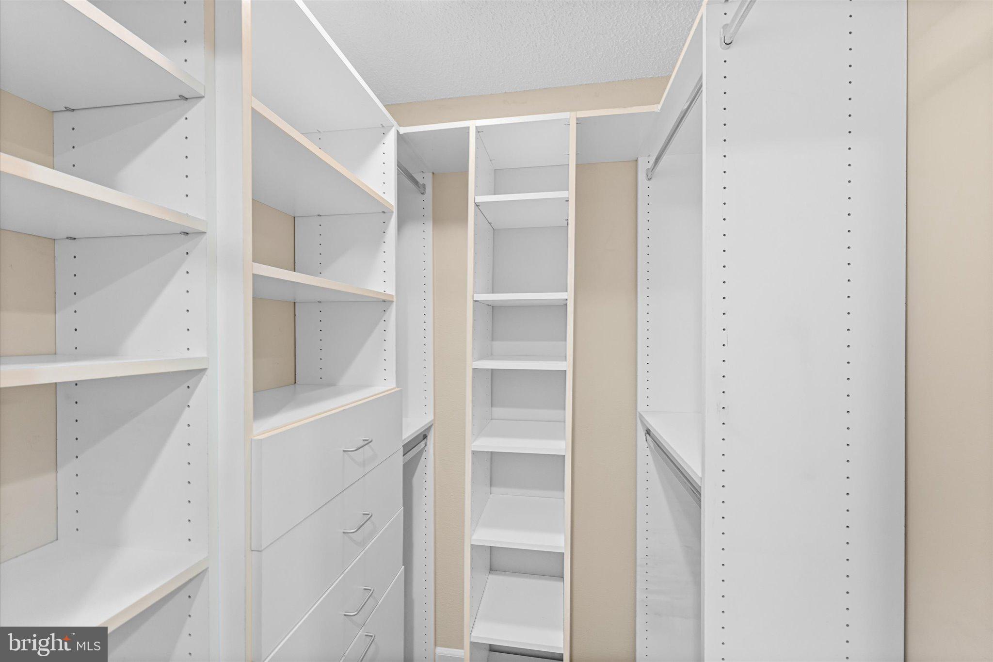 6101 Edsall Road, Unit 1402 Alexandria, VA 22304 - Photo 18 of 37 a view of an empty walk in closet