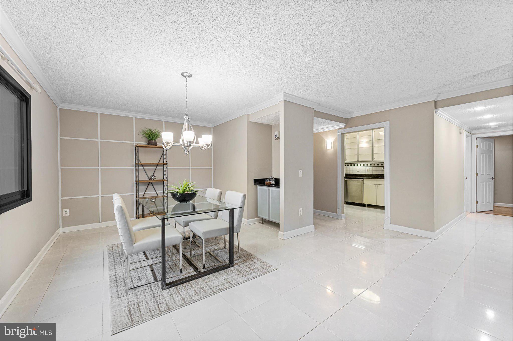 6101 Edsall Road, Unit 1402 Alexandria, VA 22304 - Photo 6 of 37 a dining room with furniture and window