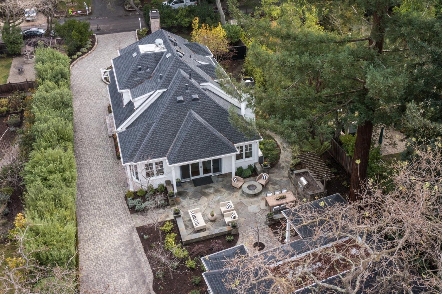 65 Maple Avenue Atherton, CA 94027 - Photo 2 of 45 an aerial view of a house with a yard