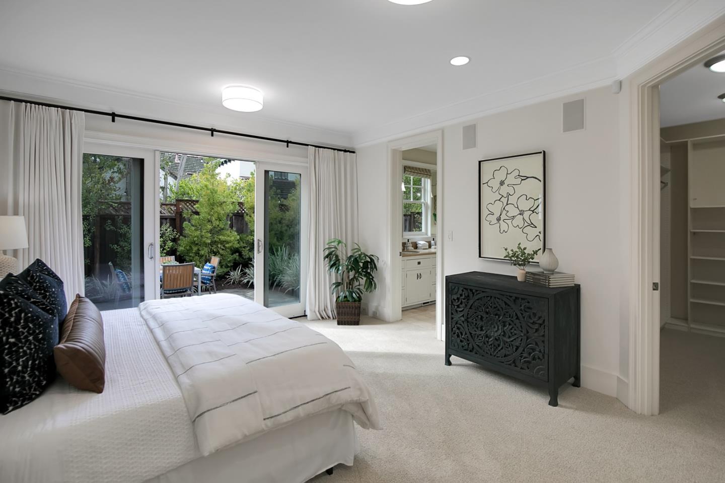 65 Maple Avenue Atherton, CA 94027 - Photo 24 of 45 a bed room with a bed and a couch