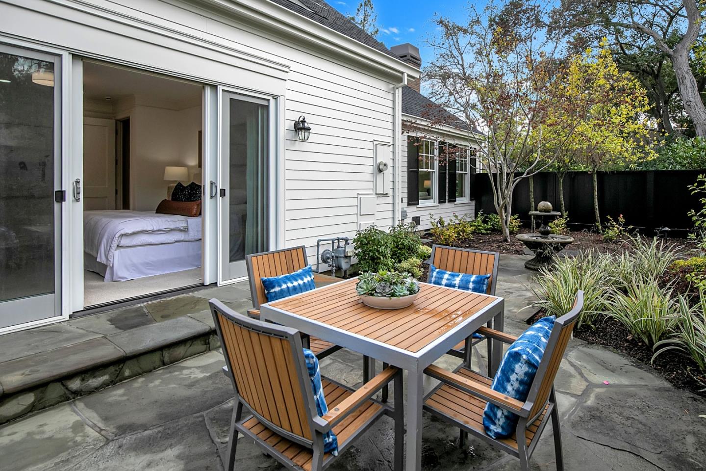 65 Maple Avenue Atherton, CA 94027 - Photo 26 of 45 a view of backyard of house with seating space