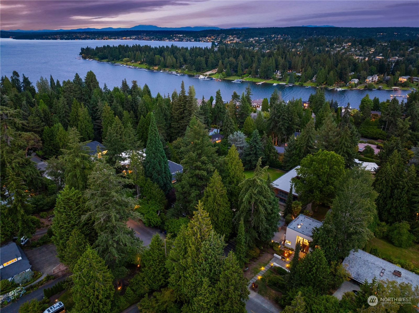 3240 Evergreen Point Road Medina, WA 98039 - Photo 40 of 40 a view of a lake and green valley