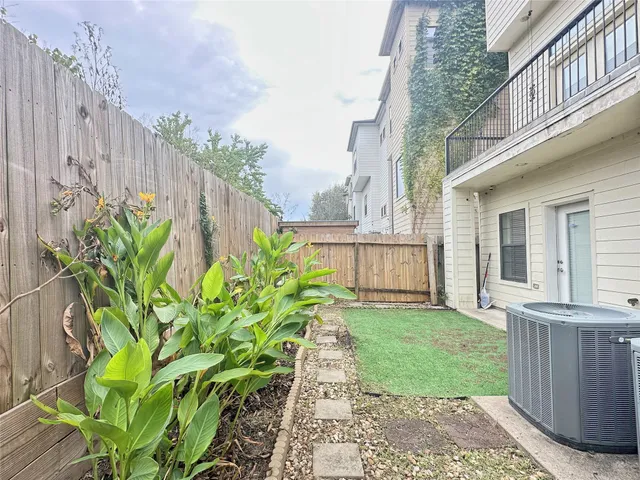 a view of city from a balcony