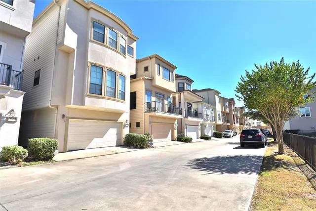 a view of city from a balcony