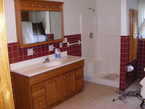 227 Remington Road Southeast Floyd, VA 24091 - Photo 10 of 11 a bathroom with a sink and a mirror