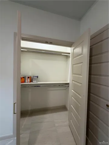 a refrigerator in a kitchen