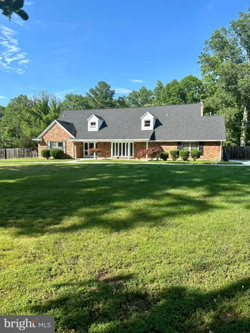 a view of a big yard with plants and large trees