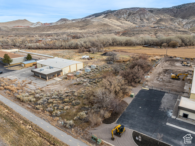 Undisclosed Address Salina, UT 84654 - Photo 8 of 9 Bird's eye view with a mountain view
