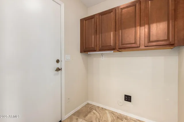 a view of a closet area