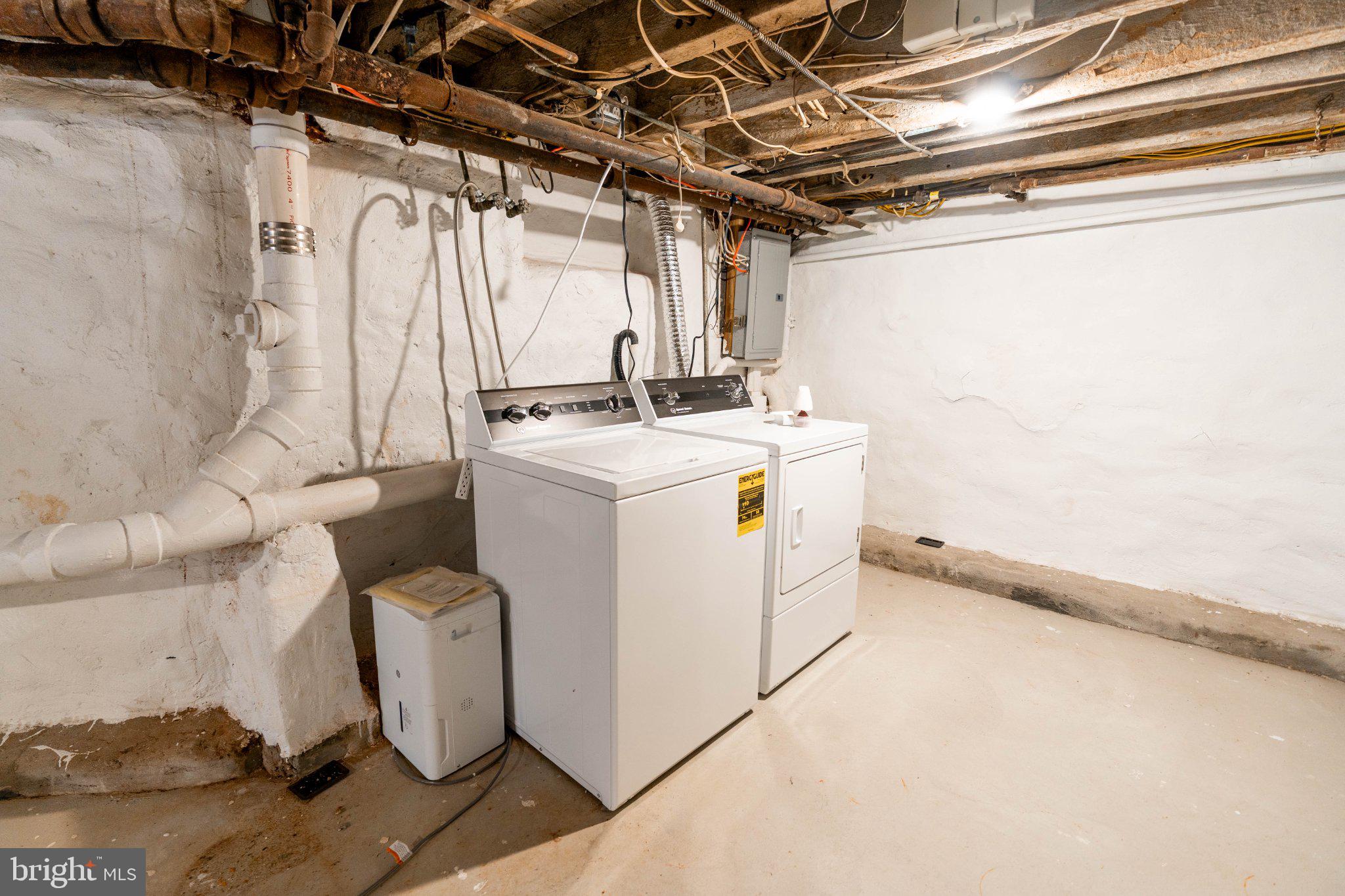 2433 South 3rd Street Philadelphia, PA 19148 - Photo 23 of 25 Functional laundry space in the basement.