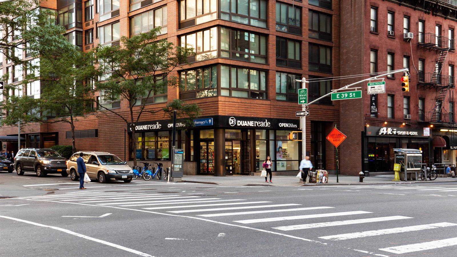 300 East 39th Street, Unit 21E Manhattan, NY 10016 - Photo 8 of 10 a view of a building and a street