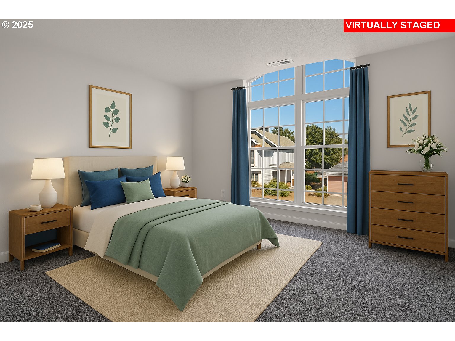 2310 Northwest Gale Street Albany, OR 97321 - Photo 32 of 48 a bedroom with a bed a dresser next to a window